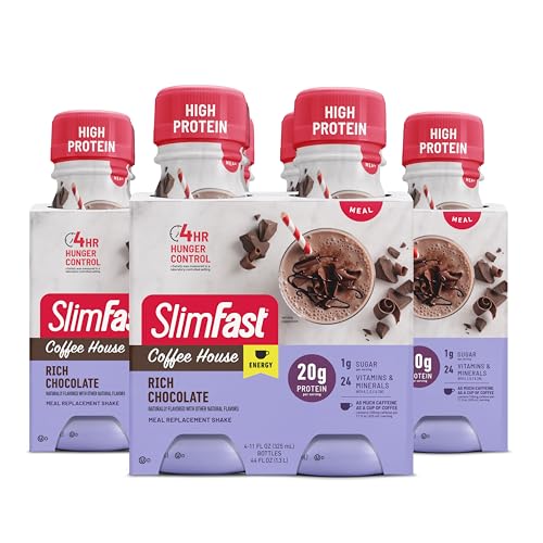 Protein Shake, Chocolate, 20g Protein, Meal Replacement, 12 Count B226310