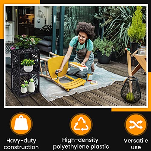 Black Milk Crate 11x13x13, Pack of 2 G6699