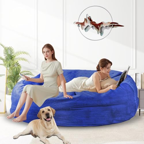 Bean Bag Chair for Adults 3FT, Soft Removable Cover, Light Gray X3039