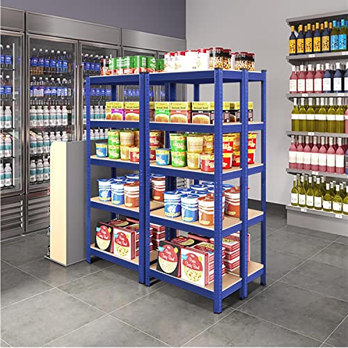 5-Tier Adjustable Metal Shelving Unit for Garage, Pantry, and Warehouse M7734
