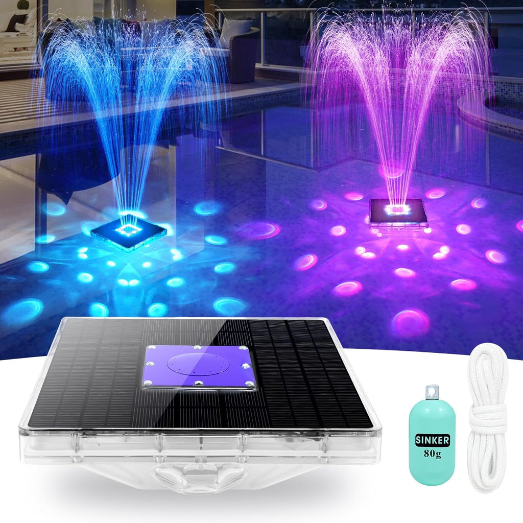 Floating Pool Fountain with Lights and Remote G183
