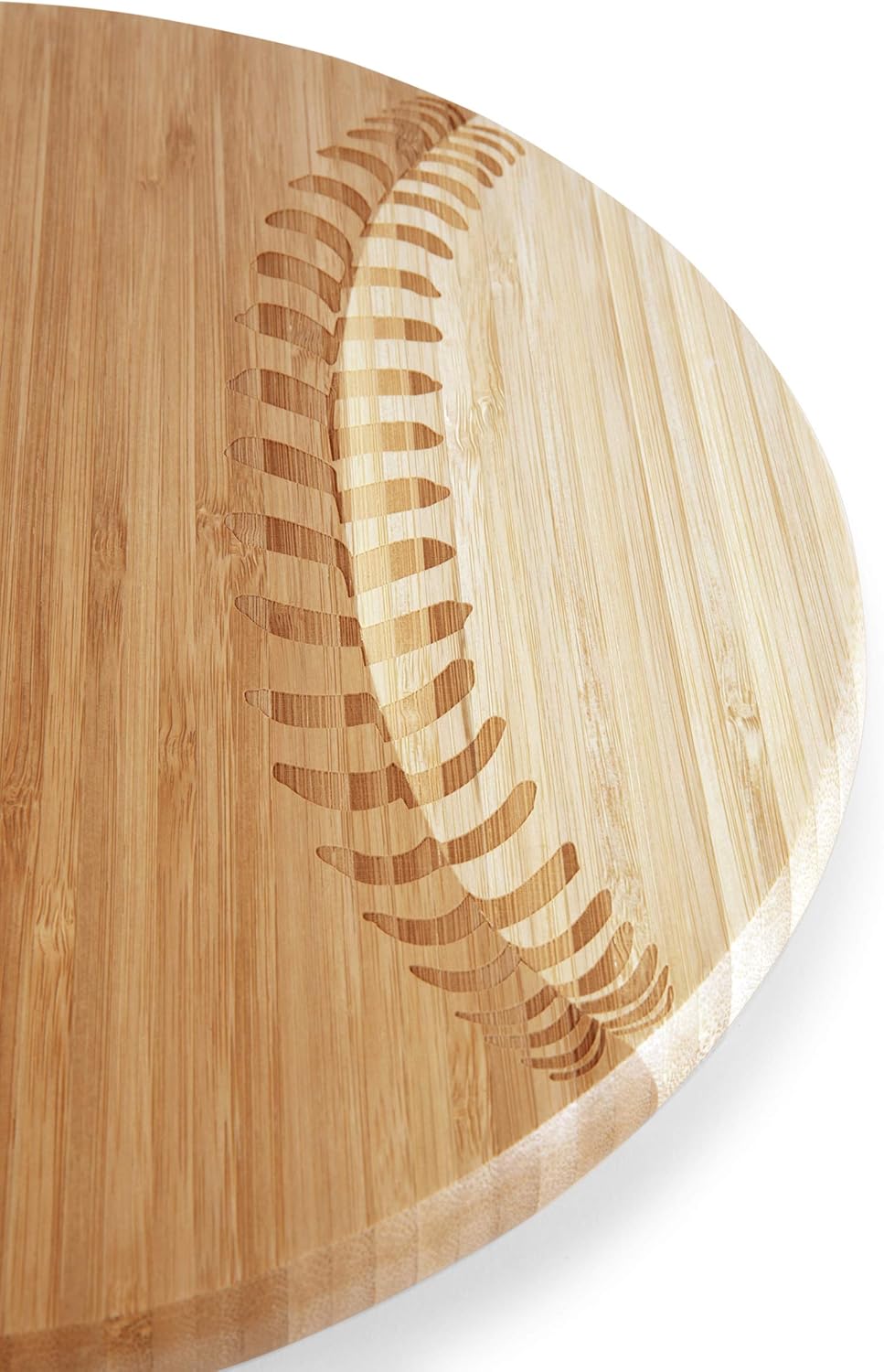 Baseball Cheese Board, Novelty Charcuterie Serving Platter, Bamboo F12030
