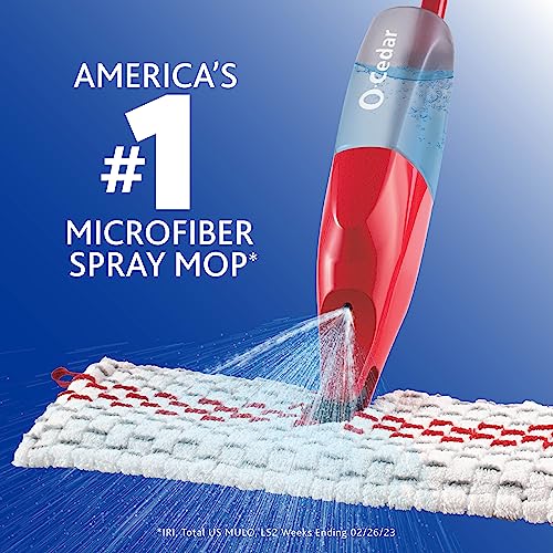Spray Mop with 3 Extra Refills, Red O505