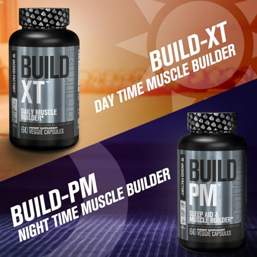 Daily Muscle Builder Supplement for Strength & Growth - 60 Veggie Pills U9496