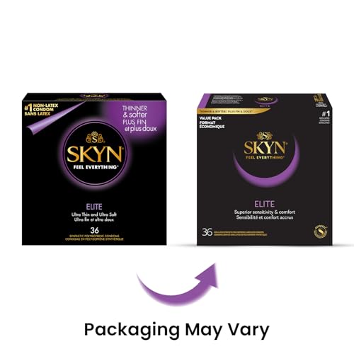 Ultra-Thin Lubricated Latex-Free Condoms, 36 Count E9177