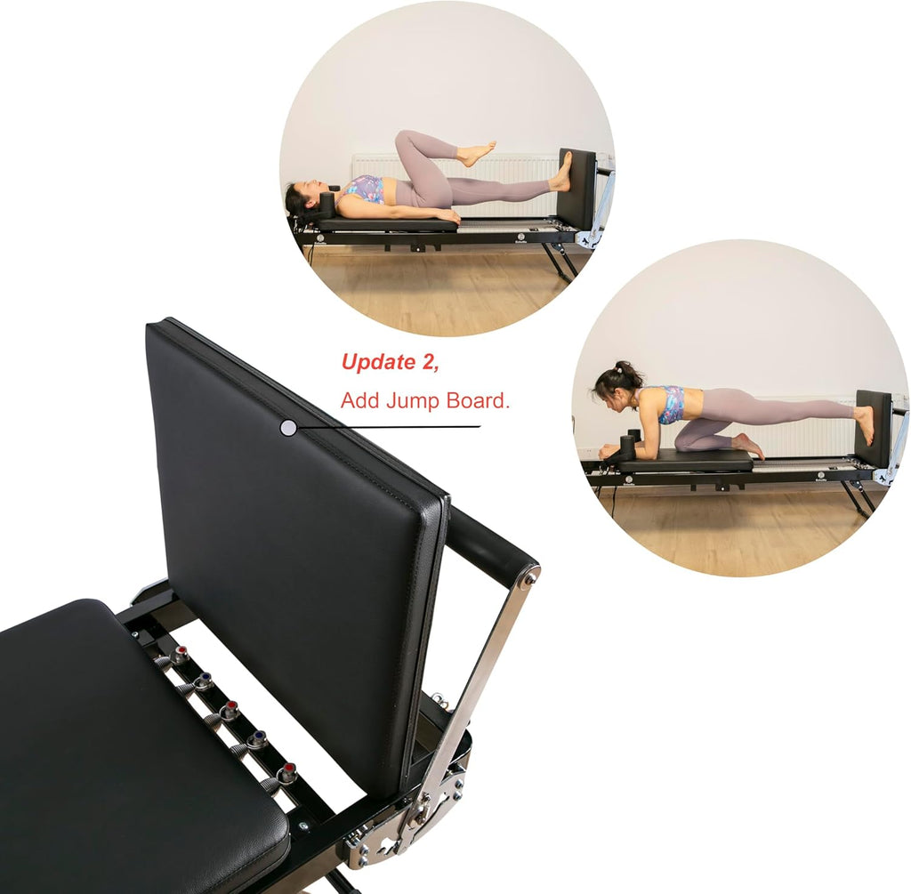 Foldable Pilates Reformer Machine for Home T902