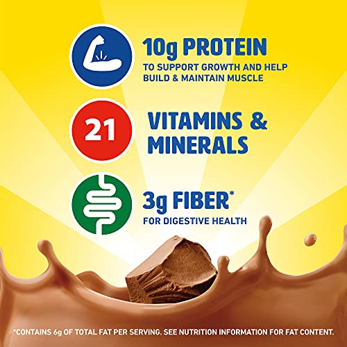 Ready to Drink with Fiber, Rich Milk Chocolate, 8 FL OZ Carton (Pack of 24) A898552