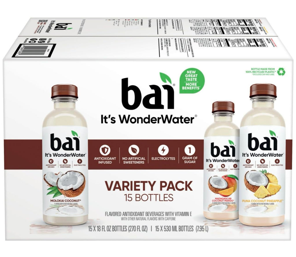Coconut Drink Variety Pack, 15 Pack (18 oz.) L76928