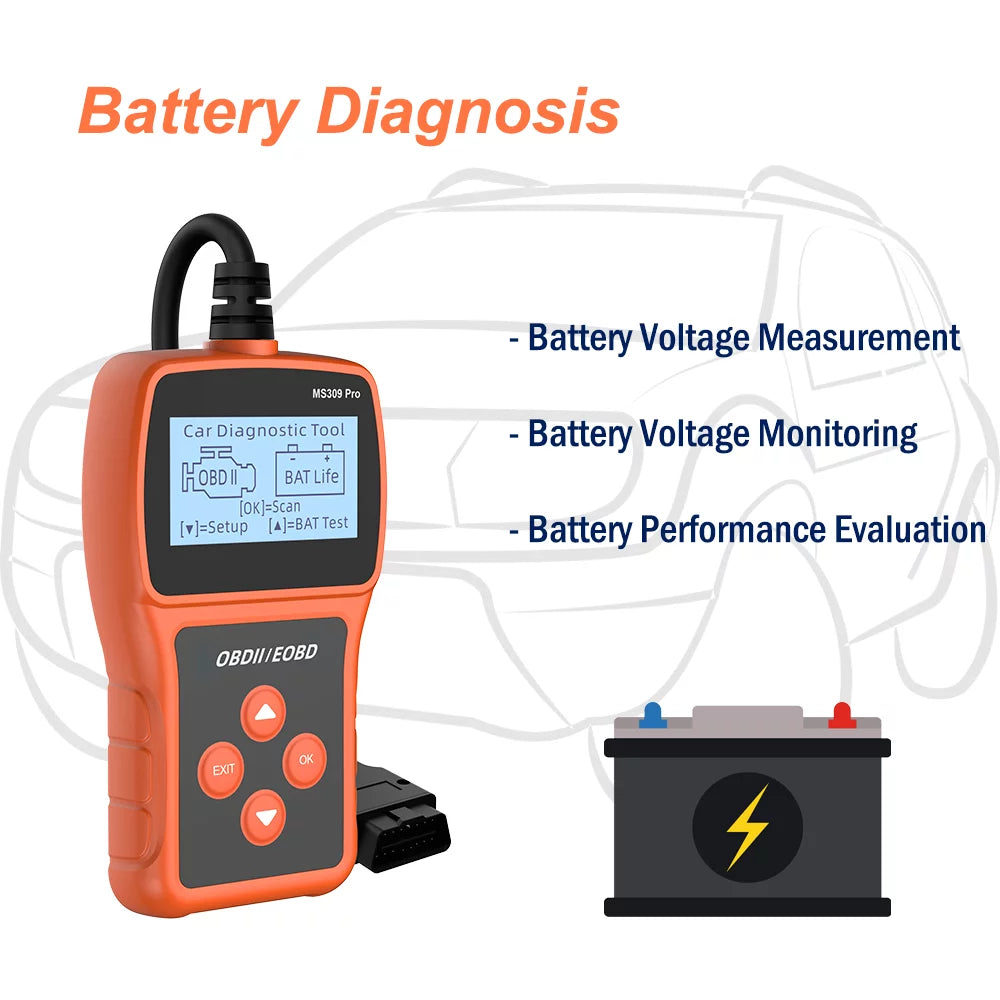 OBD2 Scanner Code Reader Car Diagnostic Tool M7282