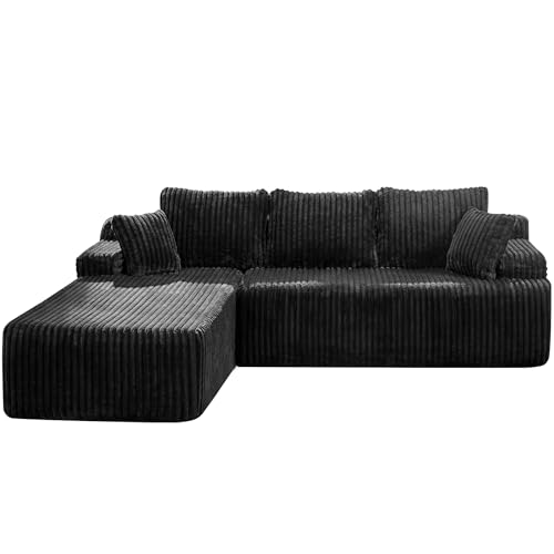 Modular L-Shape Sectional Sofa with Oversized Chaise A47792