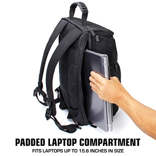 DSLR Camera Backpack with 15.6 Inch Laptop Compartment and Tripod Holder C9379