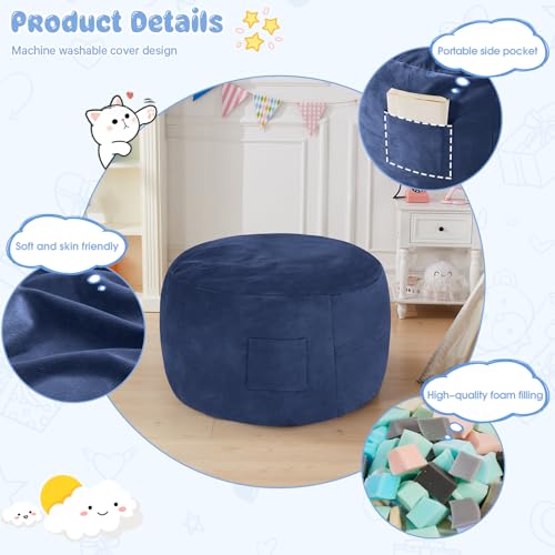 Giant Bean Bag Chair Convertible Bed with Microfiber Cover X2136