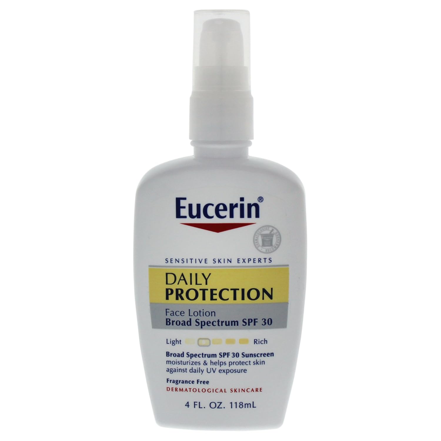 Eucerin Daily Protection Moisturizing Face Lotion, SPF 30 4 fl oz (118 ml) (Pack of 2)