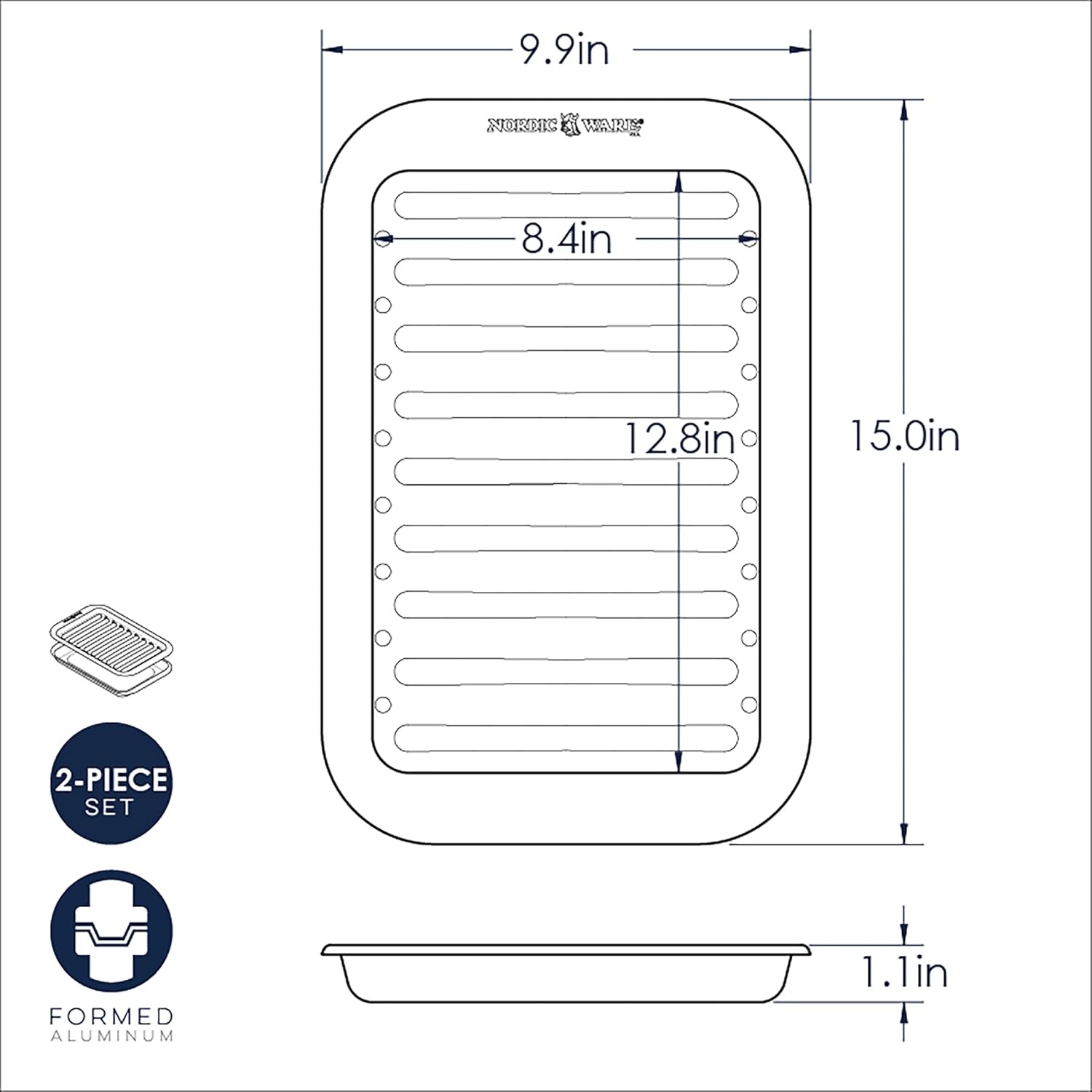 Broiler Pan, 2-Piece R49376