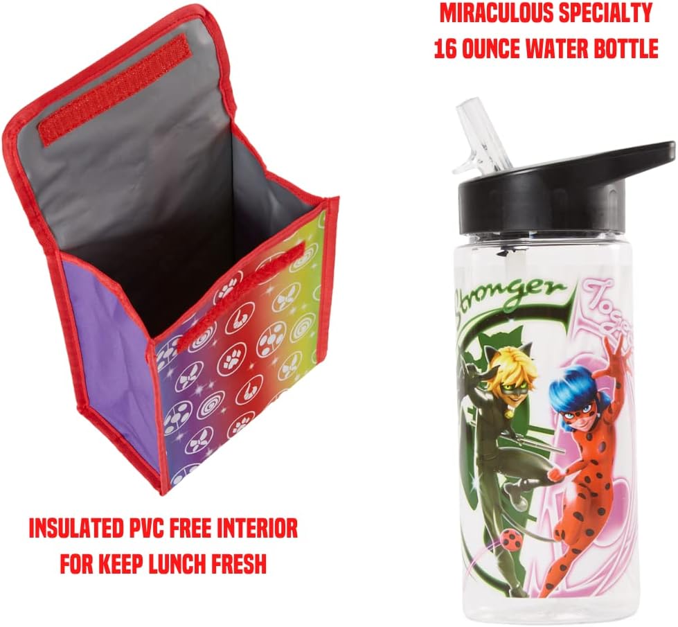 16 inch Girls Backpack Set with Lunch Bag, 5 Piece Z6513