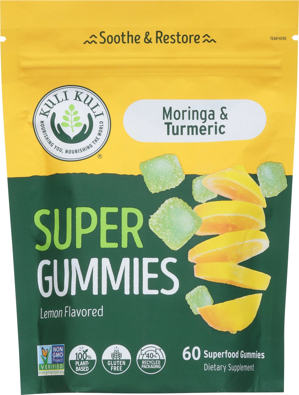 Moringa & Turmeric Lemon Gummies, 60 Count U798459