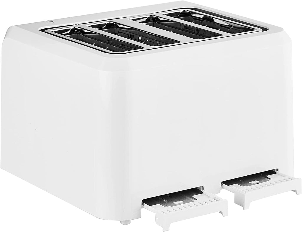 4-Slice Compact Plastic Toaster, White U710