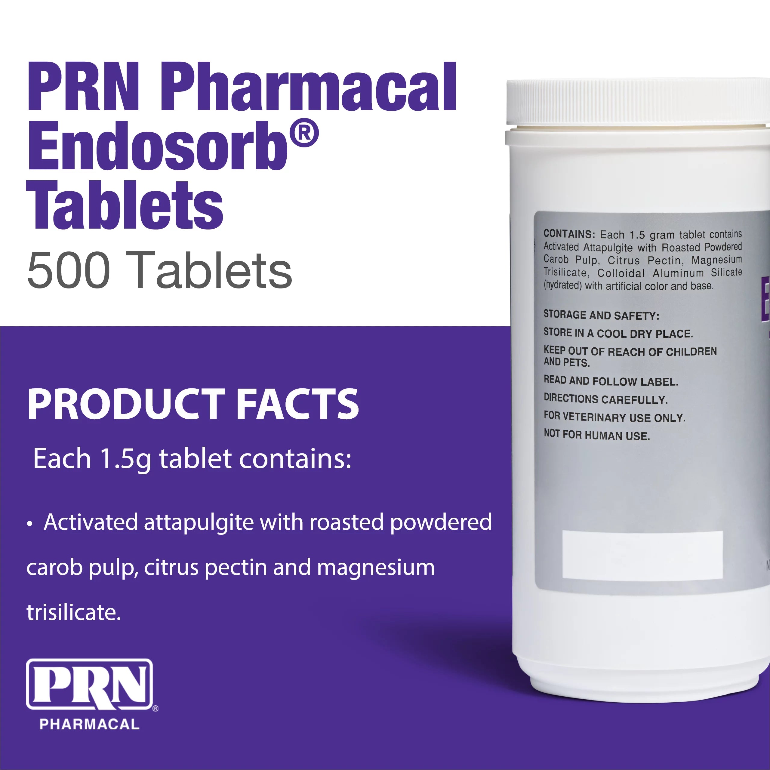 Endosorb Tablets (500 count) Q691