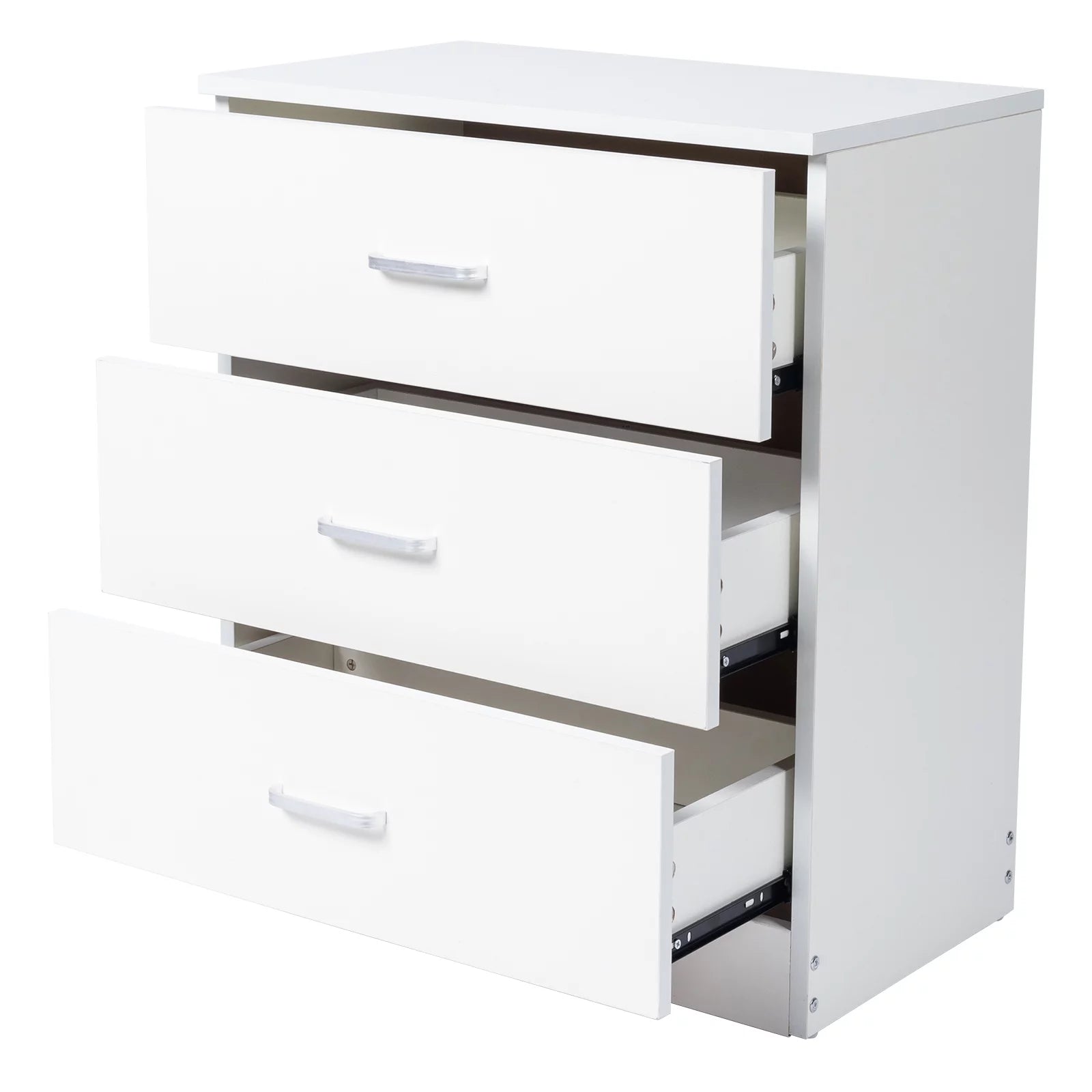 Modern Dresser Cabinet, 3-Drawer Wooden Storage for Bedroom A762