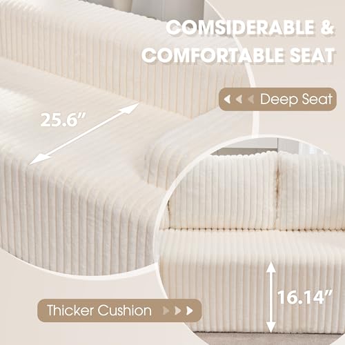 Modular L-Shape Sectional Sofa with Oversized Chaise A47792