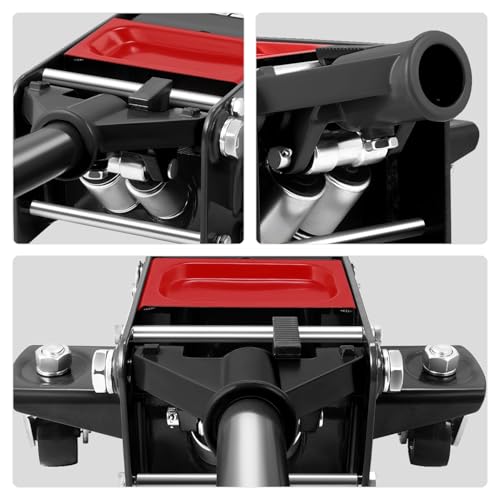 Floor Jack 3 Ton Capacity, Low Profile Heavy Duty Hydraulic Car Jack, Lifting Range 3"-20" O821