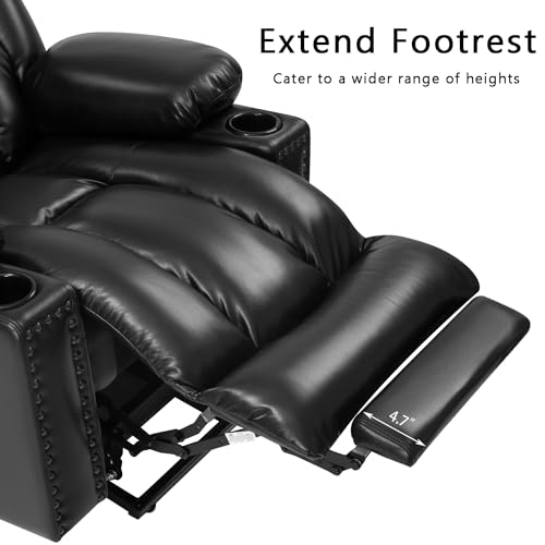Power Lift Recliner Chair for Elderly with Heat and Massage, Adjustable Positions, Dark Brown P618617