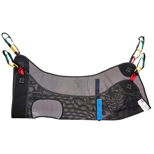 Patient Lift Full Body Sling, Mesh Fabric, Medium, 450 lbs D17760