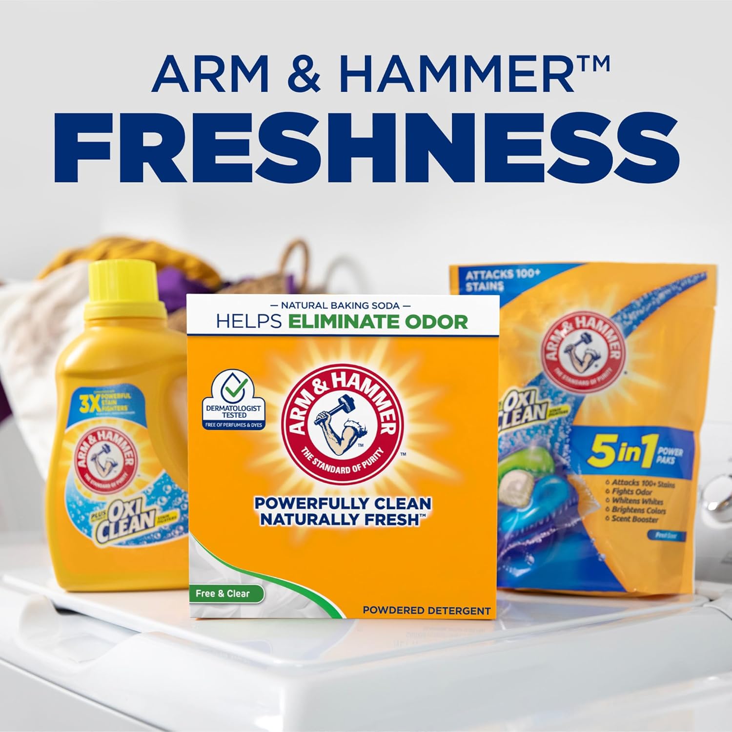 Laundry Detergent Powder, Perfume & Dye Free, 100 Loads P52014