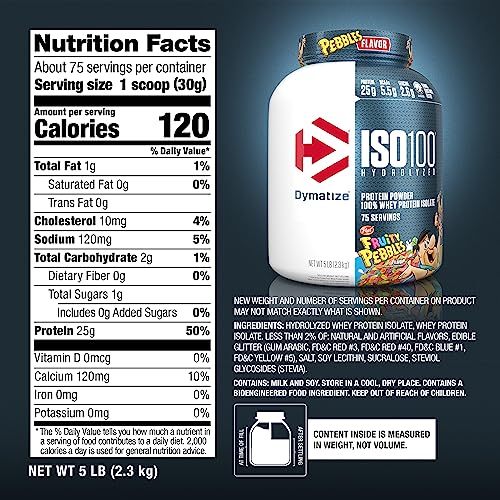Whey Protein Powder Isolate, 25g Protein, 20 Servings Q942192