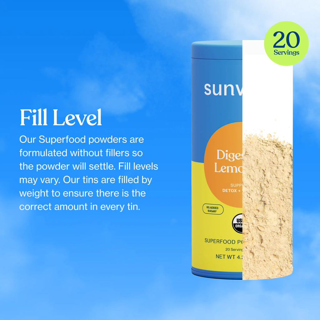 Organic Digestion Lemonade Superfood Powder O937