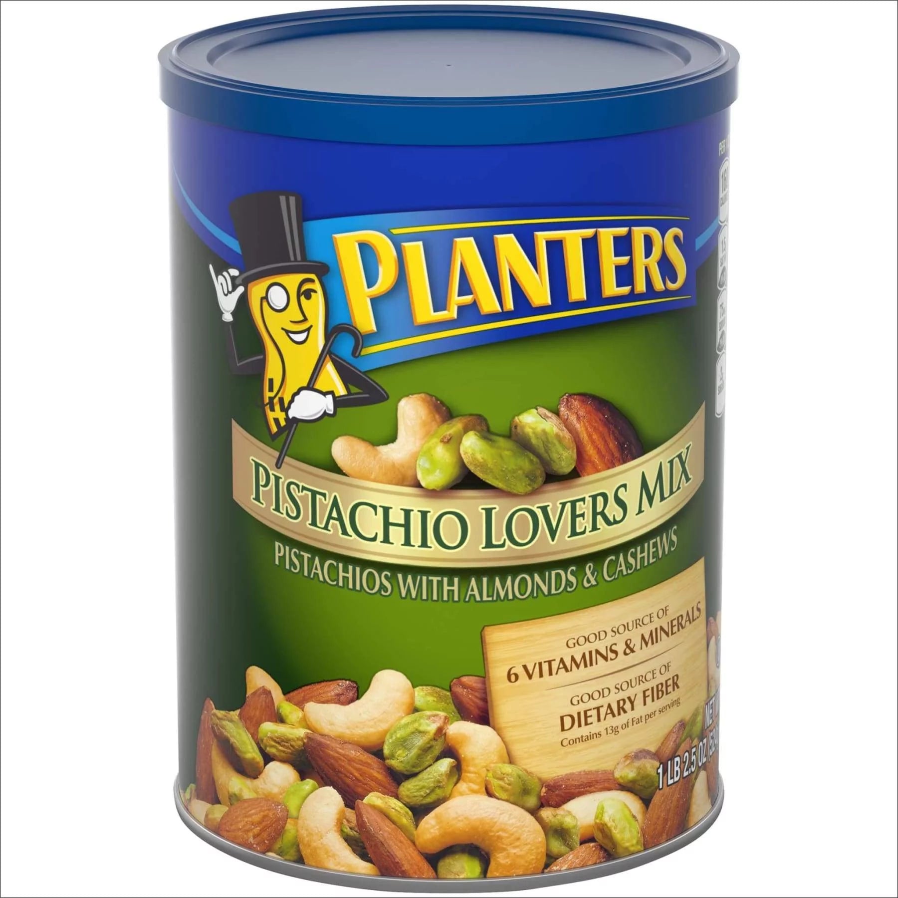 Pistachio Mix with Almonds and Cashews, 18.5 oz Resealable Container D677