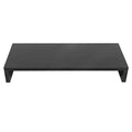 Monitor Stand Riser Wooden LED Computer Monitor Shelf Desktop Organizer for Home or Office (Log Color)