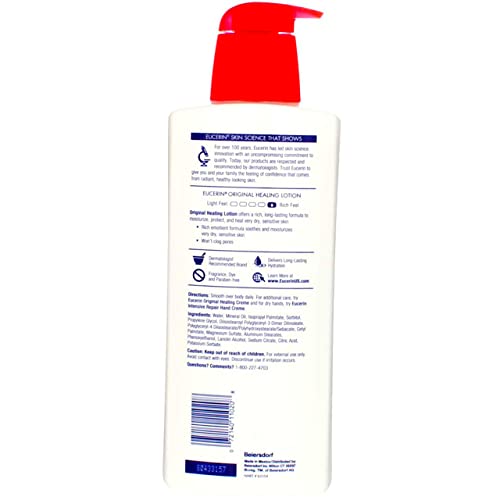 Fragrance Free Rich Lotion for Extremely Dry Skin, 8.4 fl oz, Pack of 3 P762816