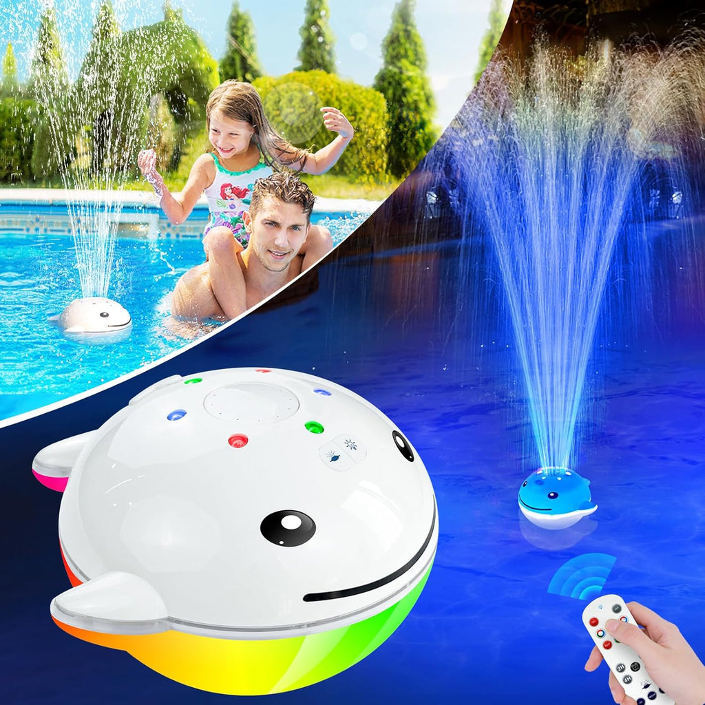 Floating Pool Fountain with Lights and Remote G183