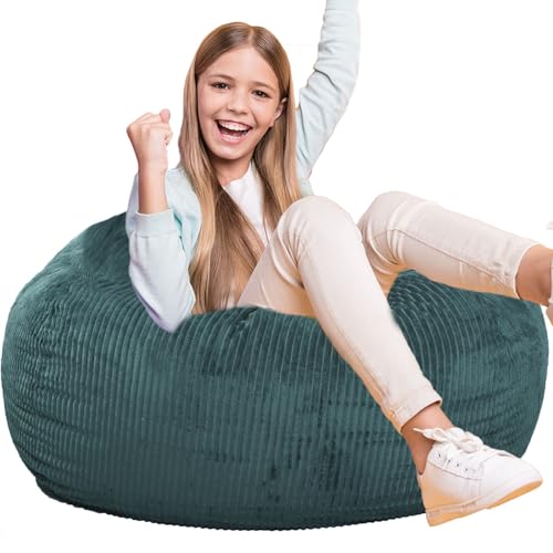 Faux Fur Bean Bag Chair for Adults with Filling Q65946