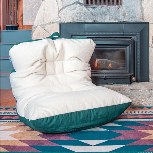 Dorm Bean Bag Chair with Drink Holder and Pocket, 3 feet R2503