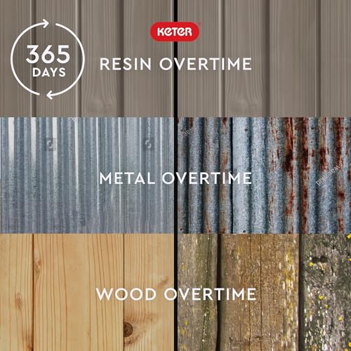 Outdoor Resin Storage Shed for Patio Furniture and Yard Tools R685