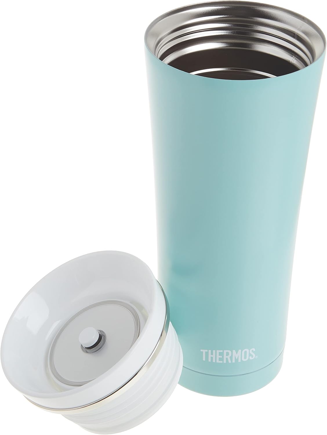 Stainless Steel 16 oz Travel Tumbler, Matte Turquoise N708