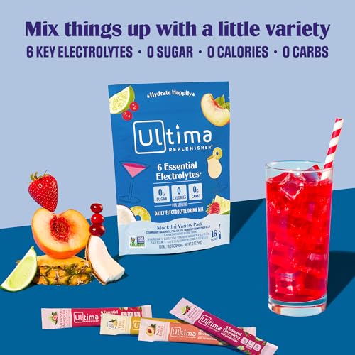 Daily Electrolyte Drink Mix Variety Pack, 20 Stickpacks, Sugar-Free Hydration Powder N32350
