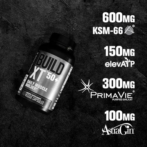 Daily Muscle Builder Supplement for Strength & Growth - 60 Veggie Pills U9496
