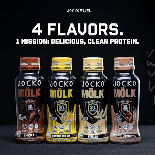 Grass Fed Protein Shakes, No Added Sugar, Keto Friendly, Ready to Drink 12 Fl Oz (Pack of 12) G676883