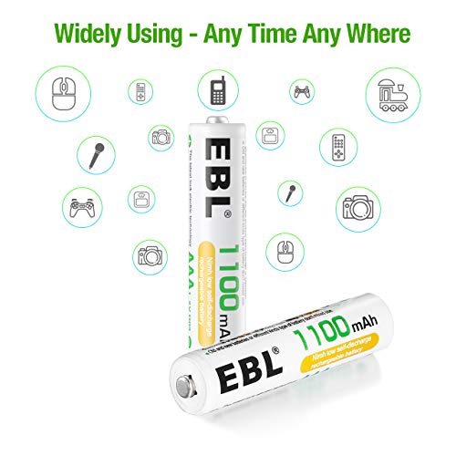 AAA Rechargeable Batteries 24 Counts, Ni-MH 1100mAh V664