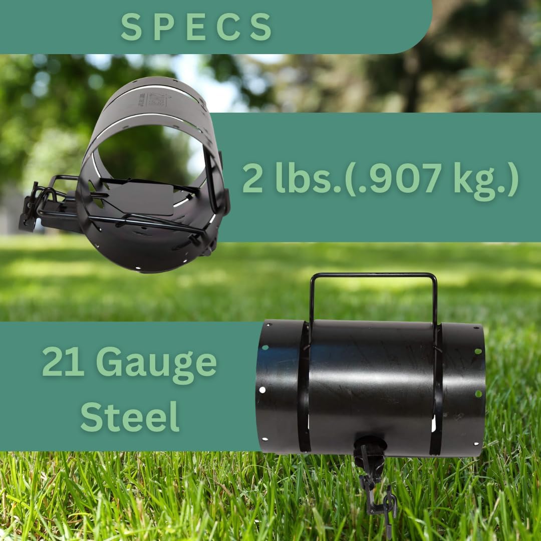 Squirrel Trap – Compact Spring-Loaded Rodent Snare for Home and Garden Use E673707