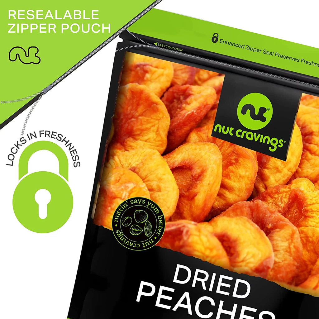Sun Dried California Peaches, No Sugar Added 32oz S440