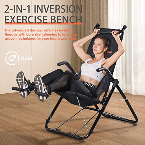 Core & Ab Lounge Workout Chair for Muscle Activating Workout and Inversion Therapy G3661