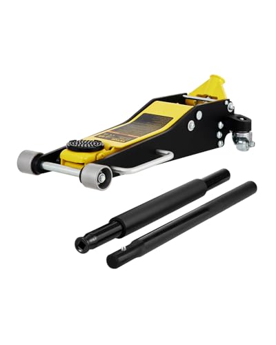 3 Ton Low Profile Racing Floor Jack with Dual Pistons, Lifting Range 3-6/11" to 19-11/16" T215298