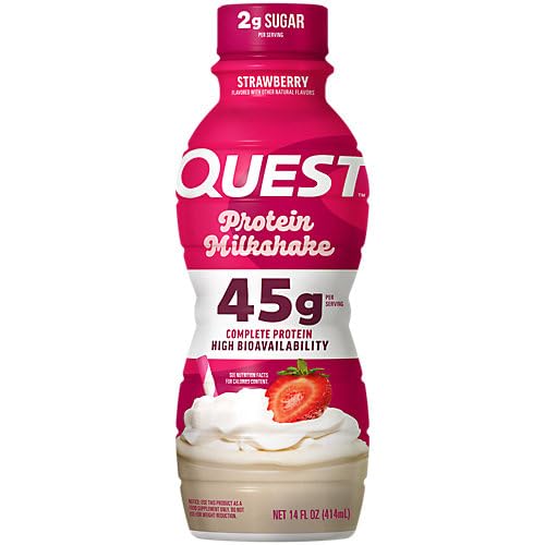 Chocolate Protein Shake, 45g Protein, Ready to Drink, 12 Count P60382