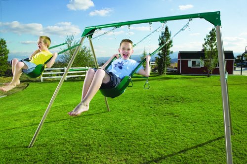 Heavy Duty A-Frame Metal Swing Set B978828
