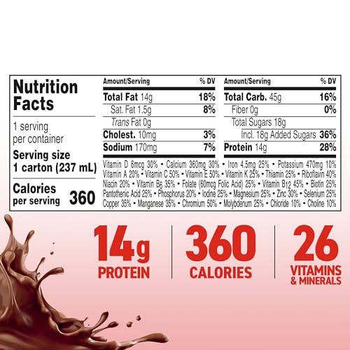 Nutritional Drink, Rich Chocolate, 8 fl oz (Pack of 24) S8635