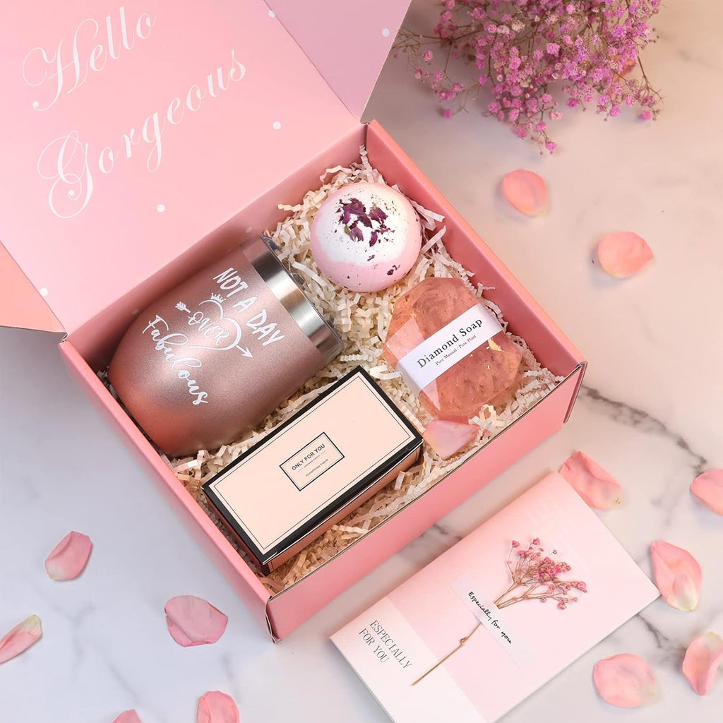 Relaxing Spa Gift Box Basket for Women Mom Sister Friend L281